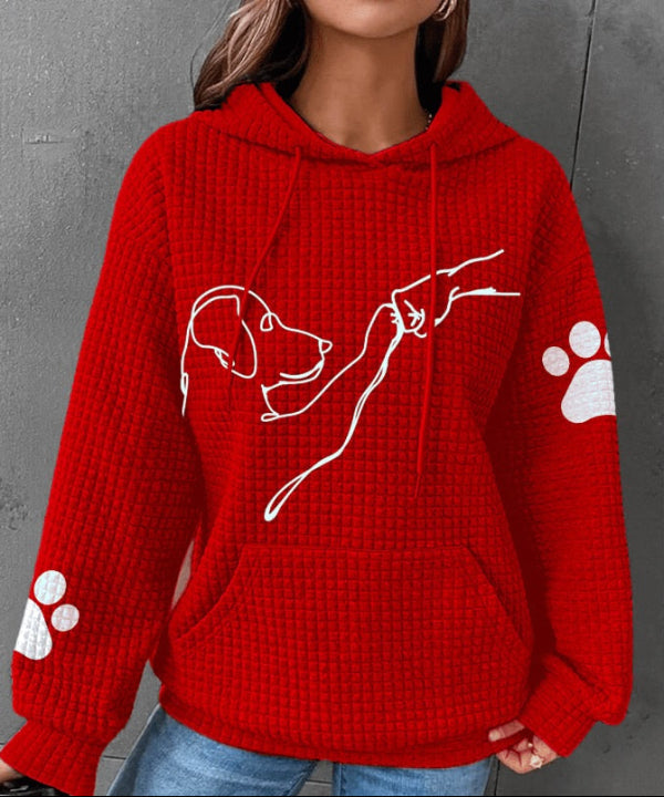Layla™ | Blød Hoodie med Hundeprint