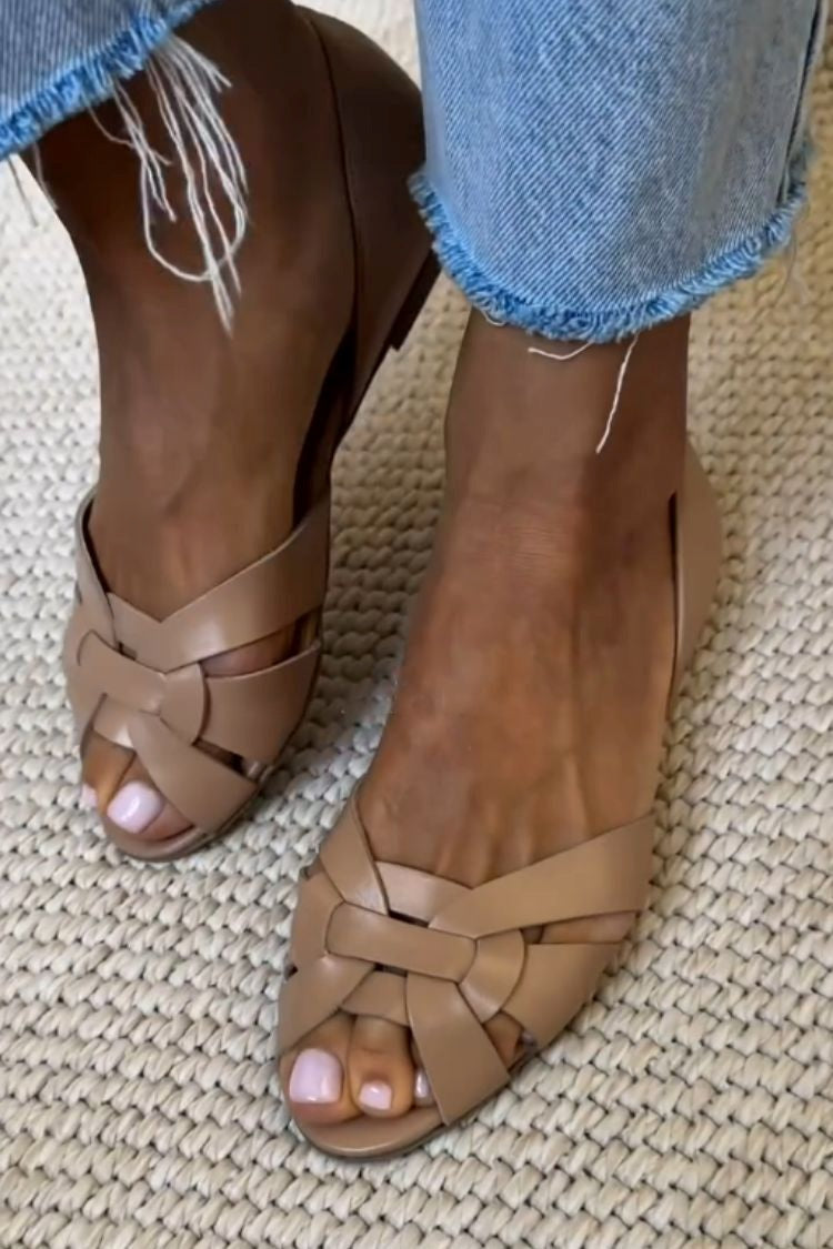 Serafina | Flettede sommersandaler