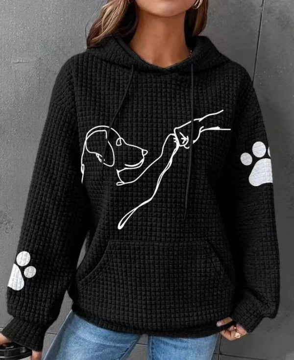 Layla™ | Blød Hoodie med Hundeprint