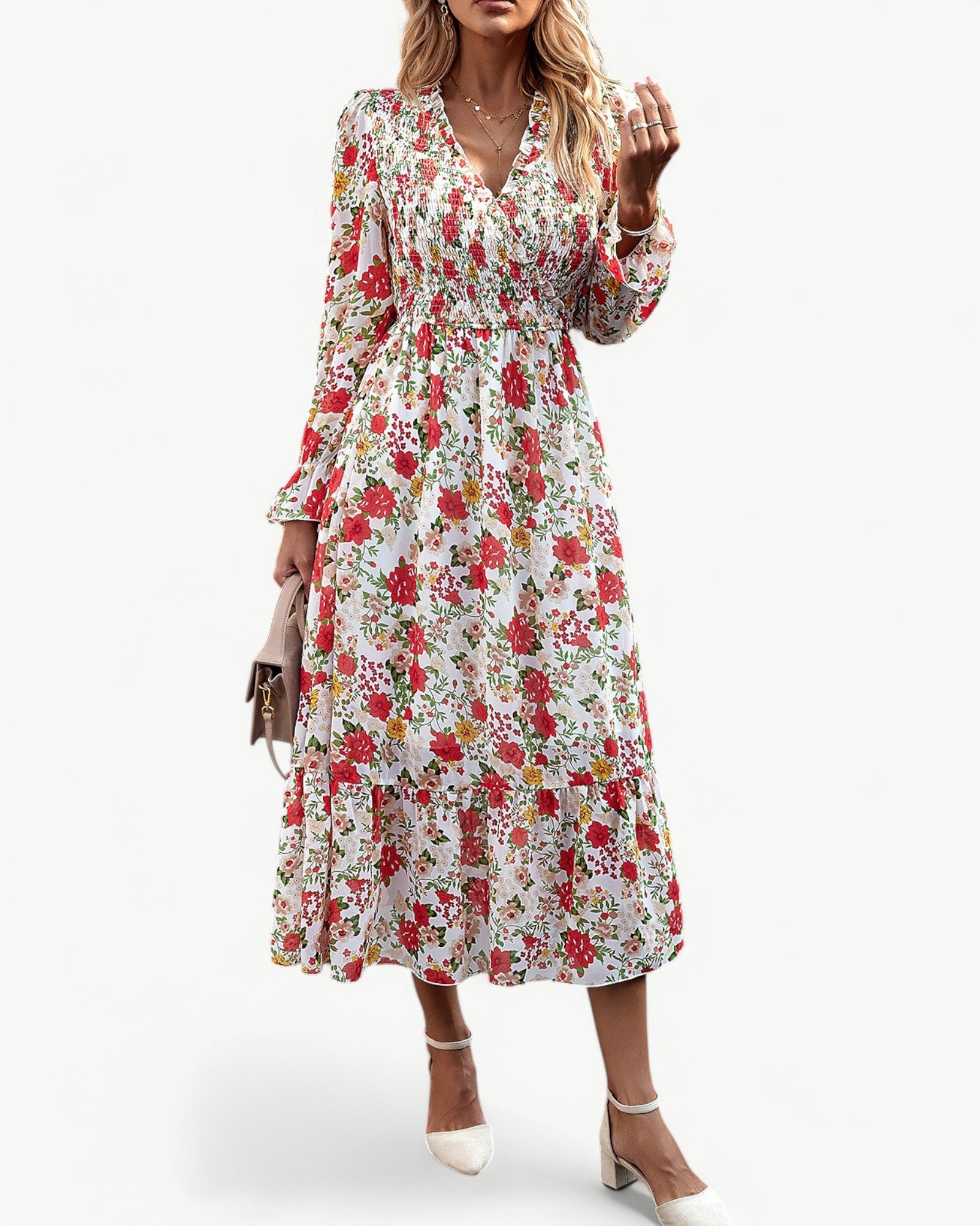 FREJA™ KJOLE | Let, romantisk og blomstrende elegance