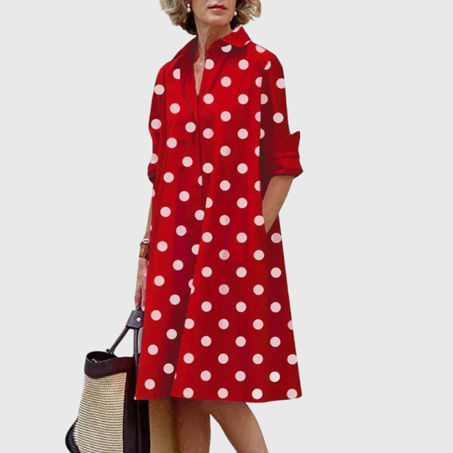 Paige | Elegant Mini Kjole med Lommer