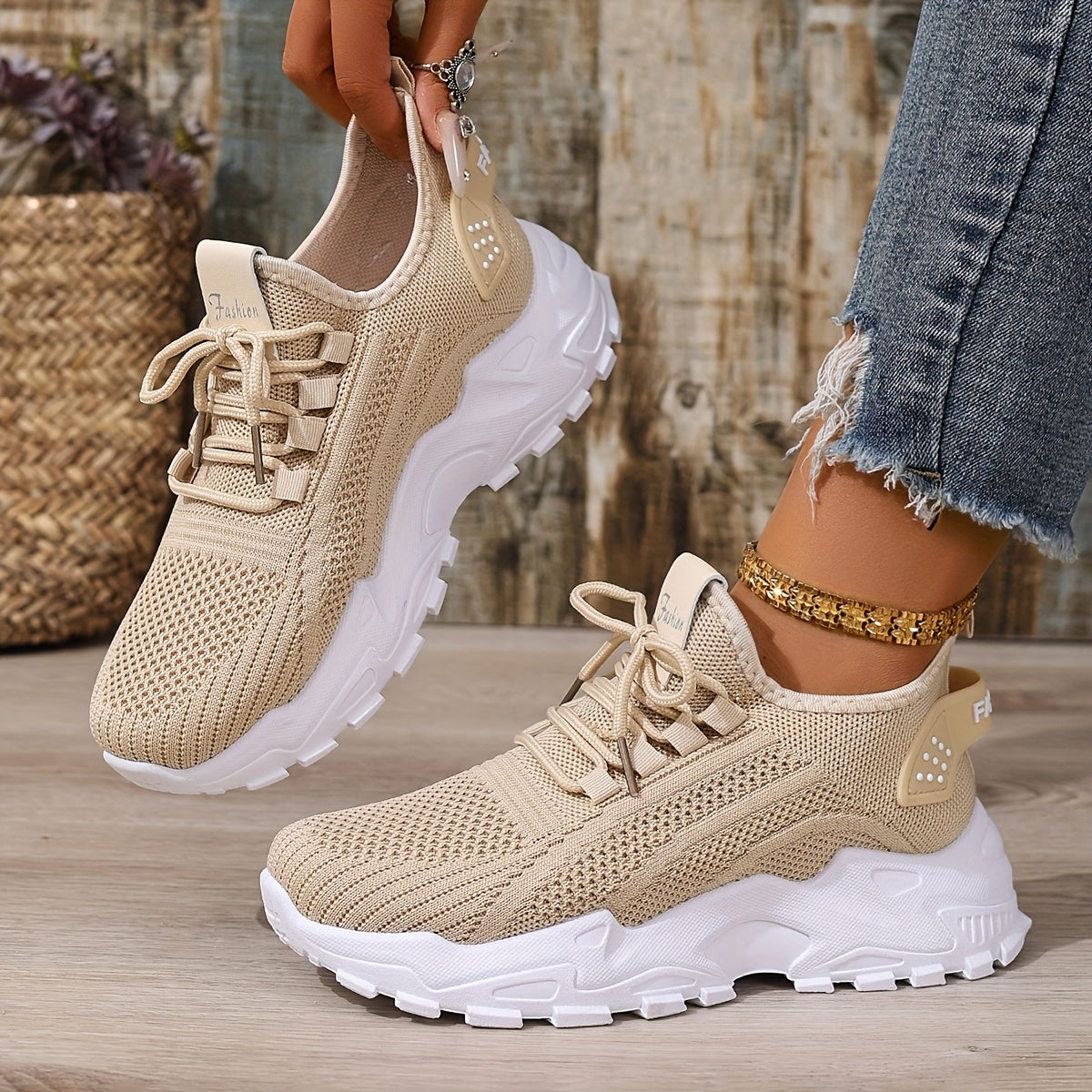 Monica™ | Letvægts mesh-sneakers