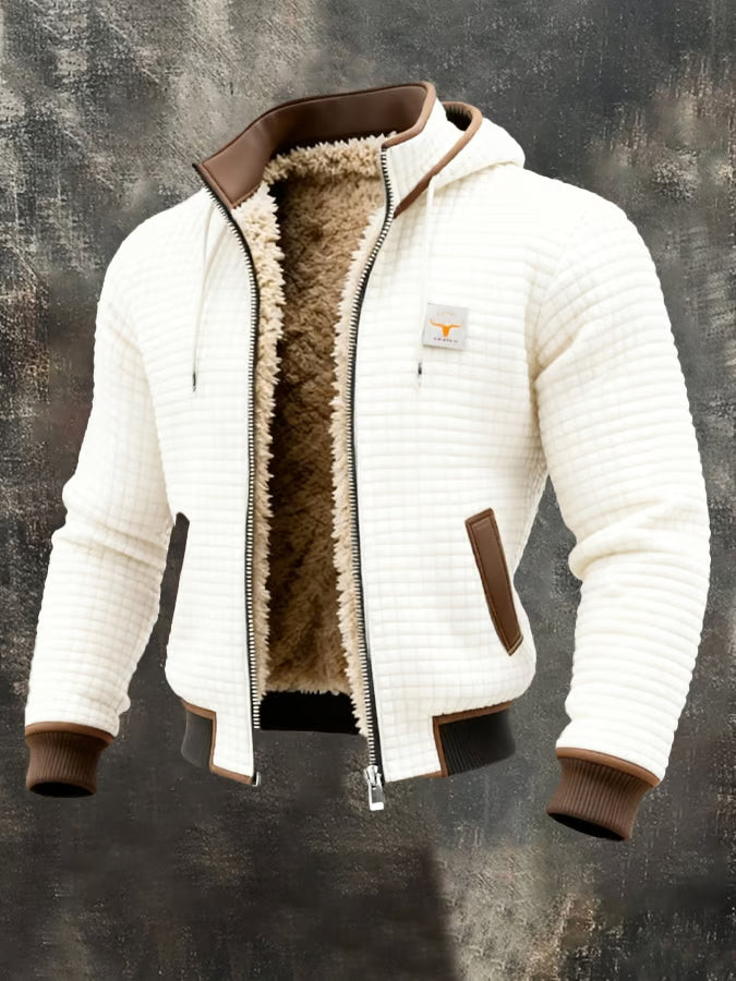 MEYER | Retro-Outdoorjakke med Ternet Mønster