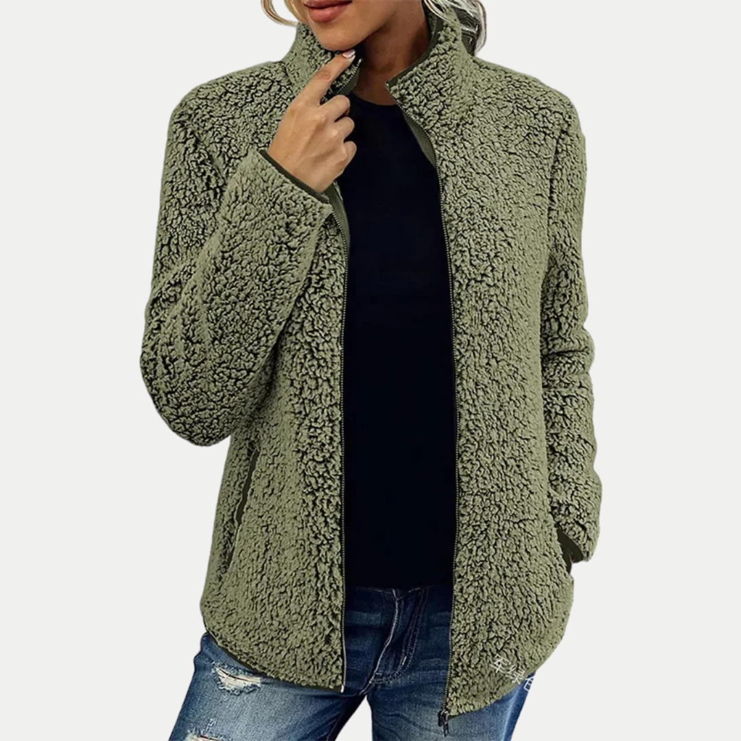 Katrine™ | Elegant Casual Fleecejakke