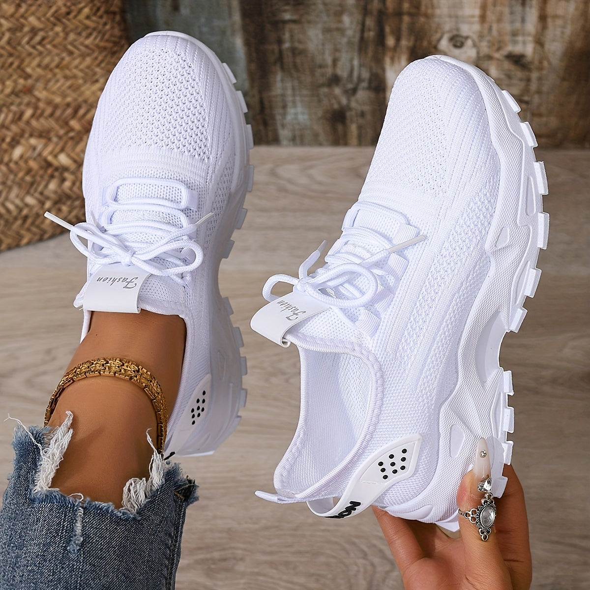 Monica™ | Letvægts mesh-sneakers