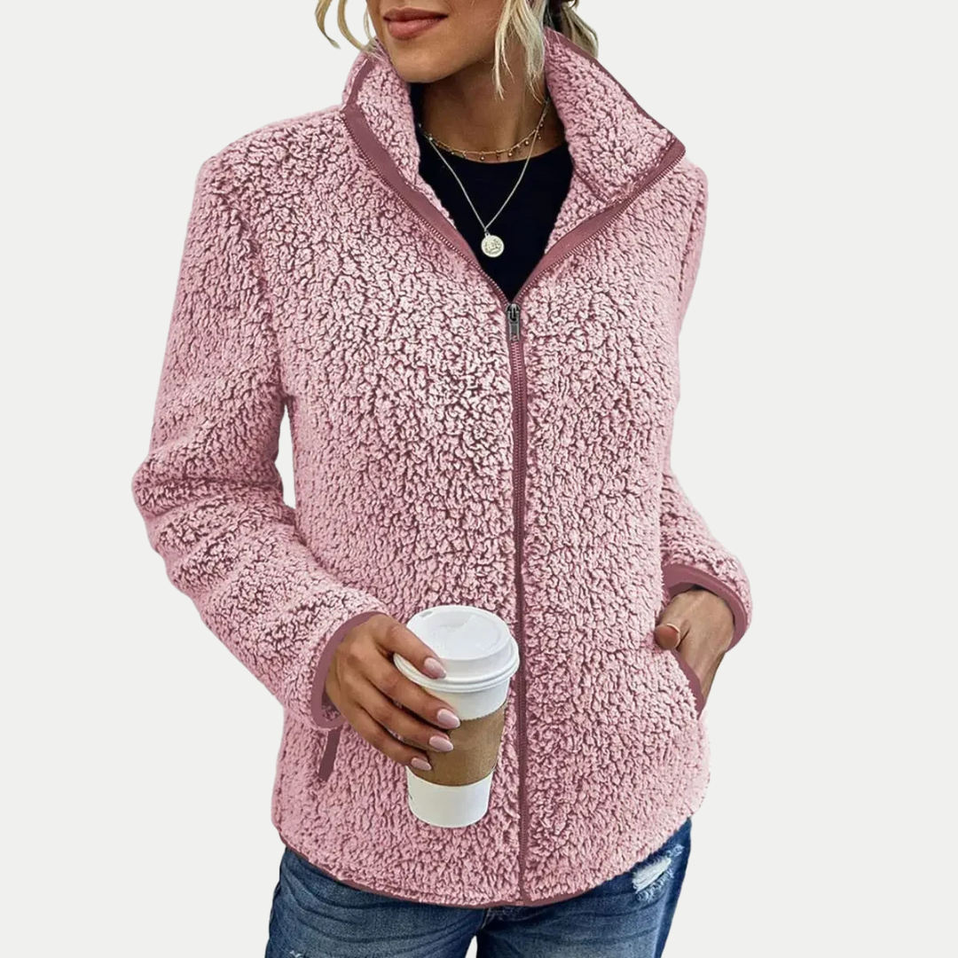 Katrine™ | Elegant Casual Fleecejakke