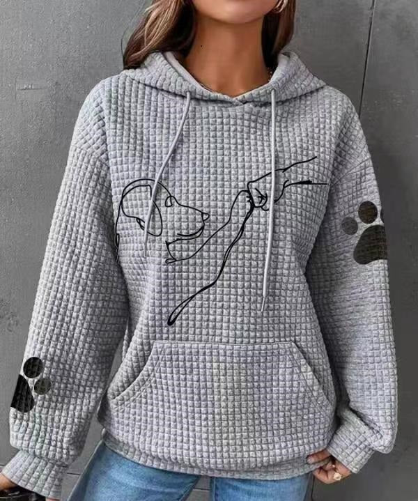 Layla™ | Blød Hoodie med Hundeprint