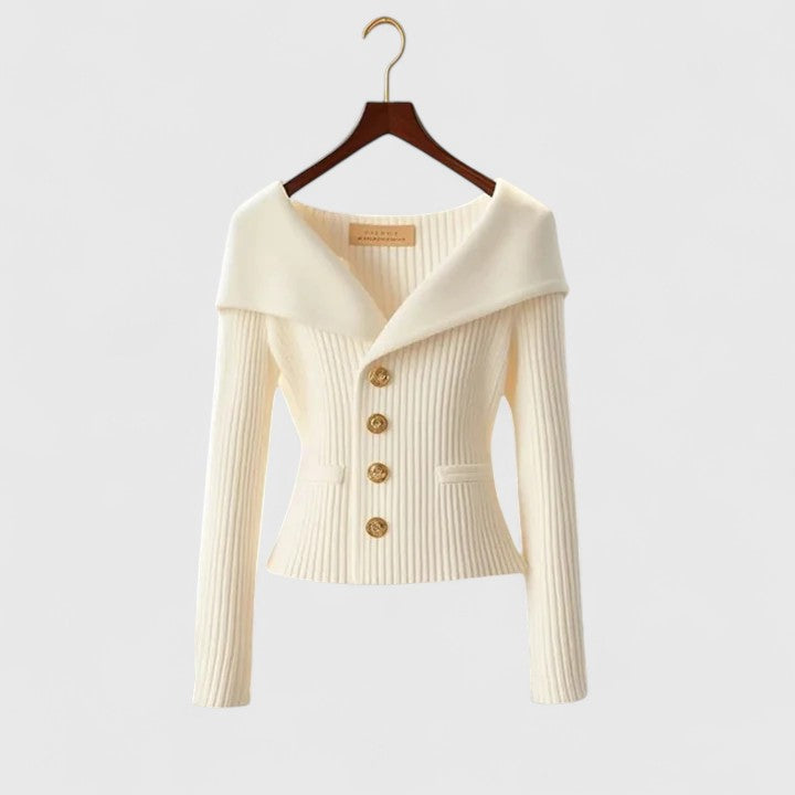 Katrine™ | Elegant strikcardigan