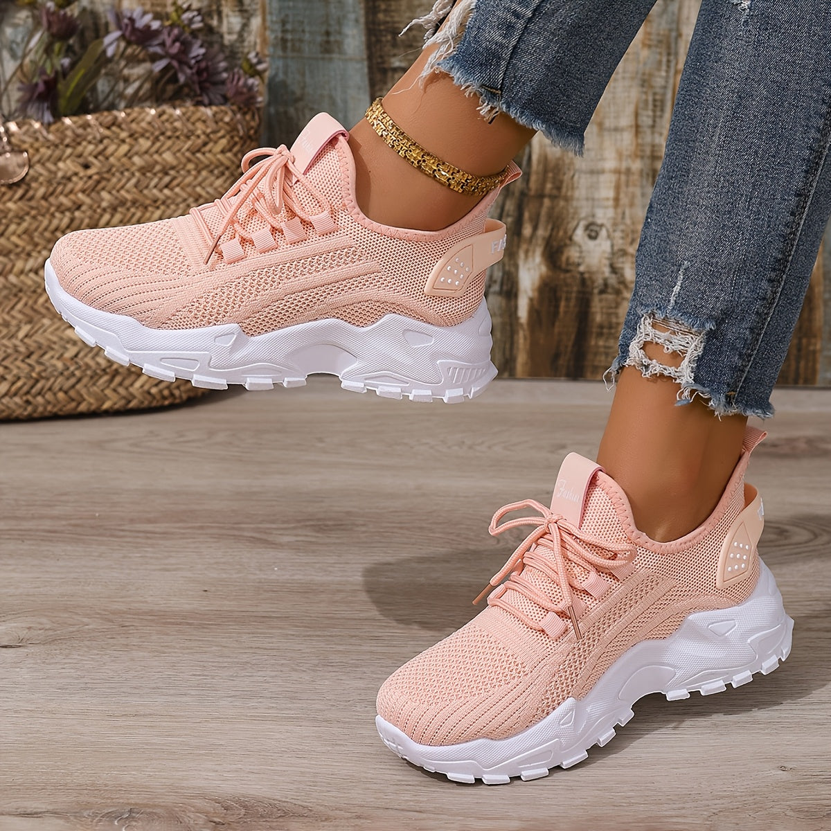 Monica™ | Letvægts mesh-sneakers