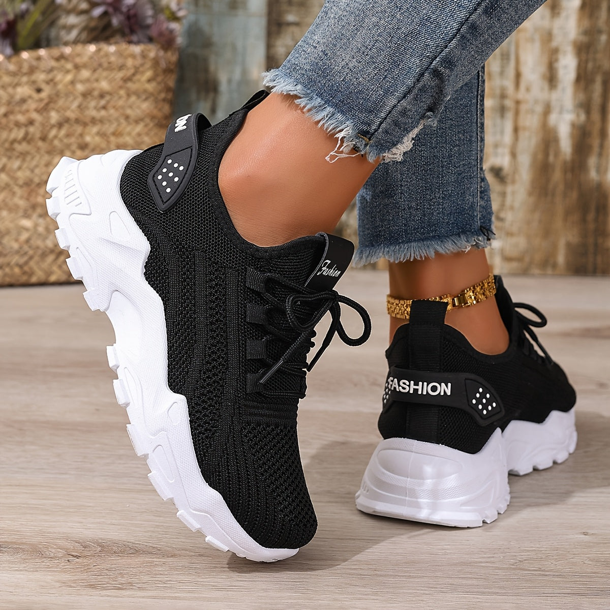 Monica™ | Letvægts mesh-sneakers