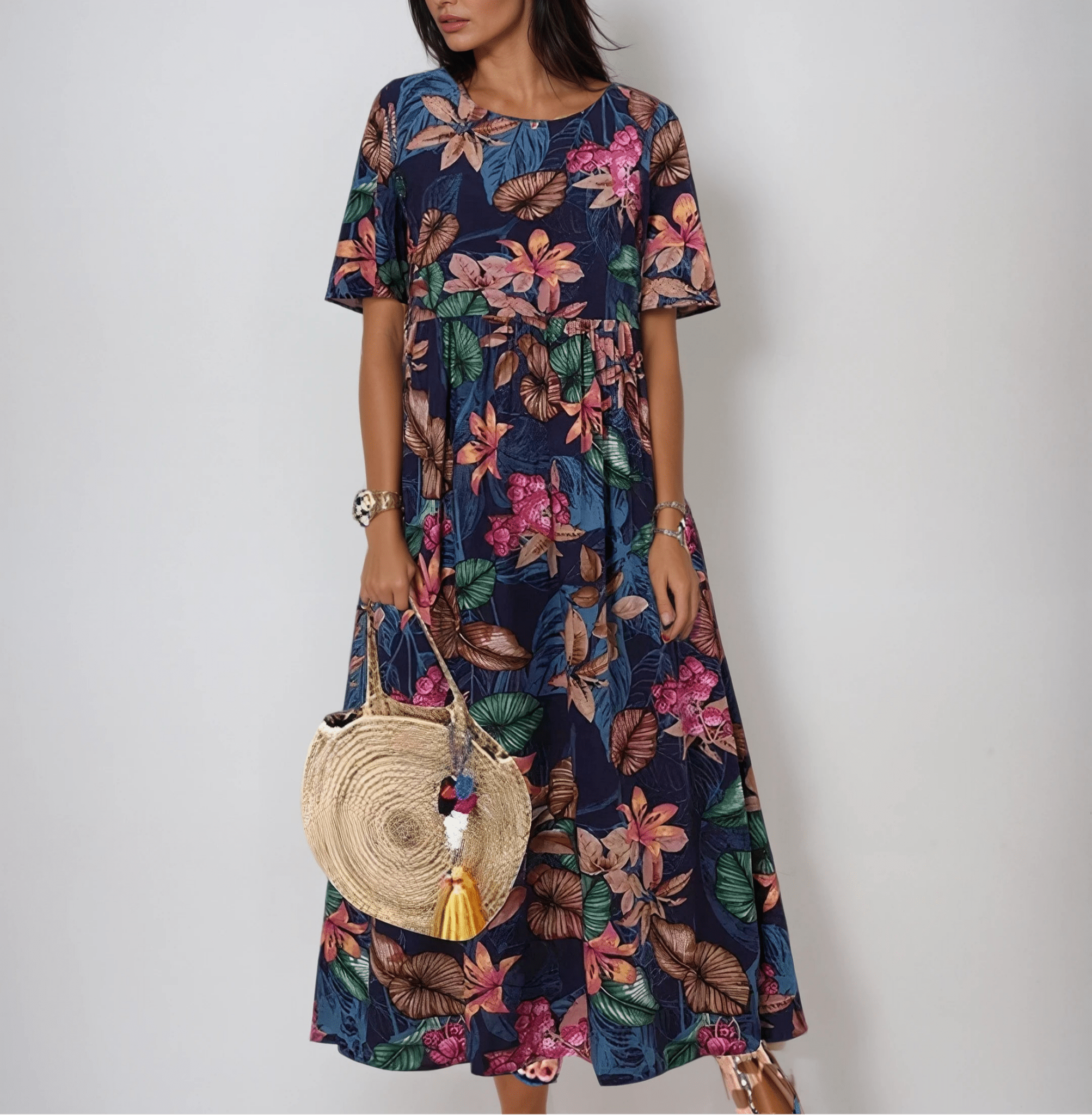Lovi | Elegant Sommerblomst Kjole