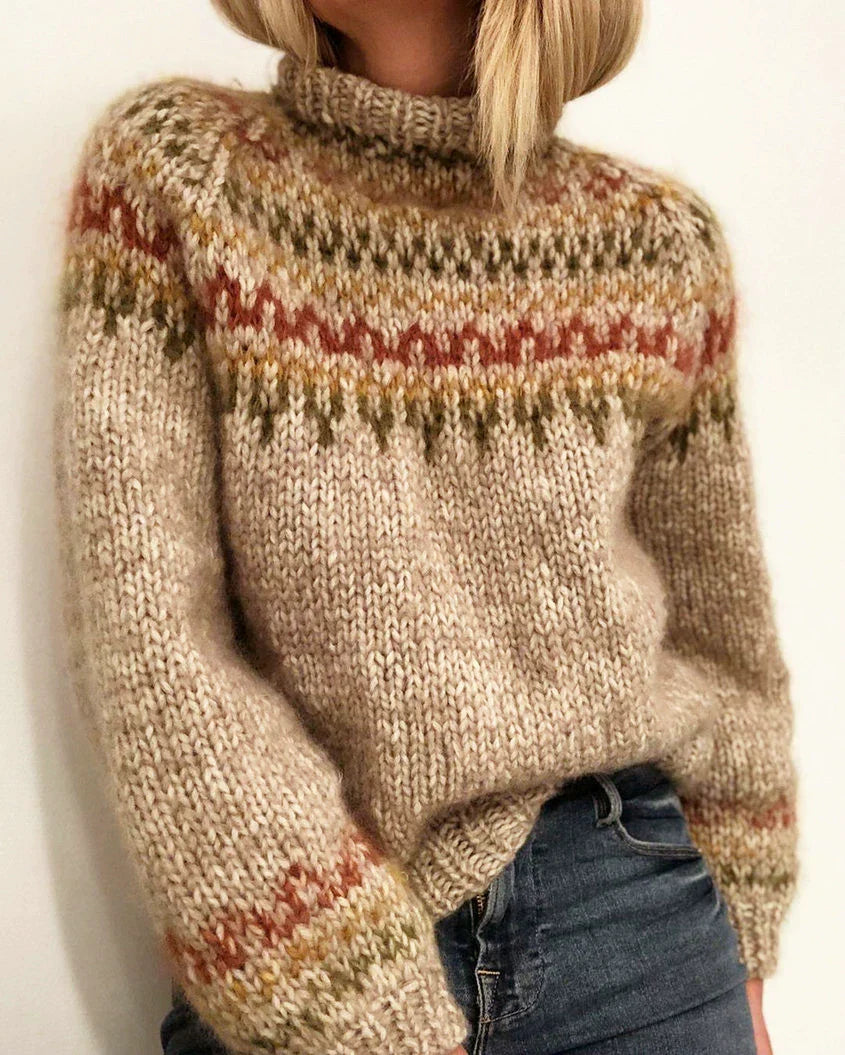 Francien | Varm sweater med rund hals