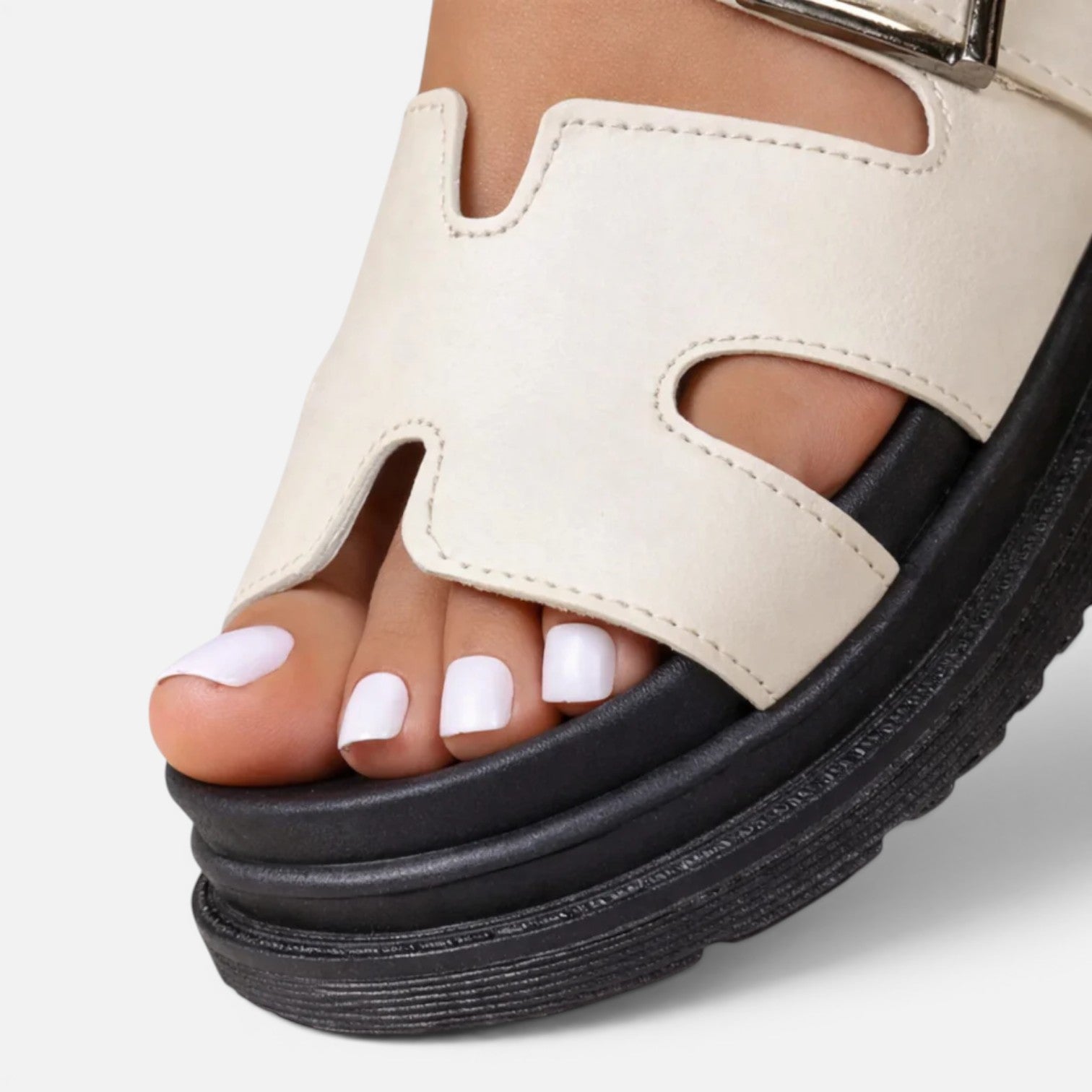 Ingrid™ | Komfortable Platform Sandaler med bred pasform