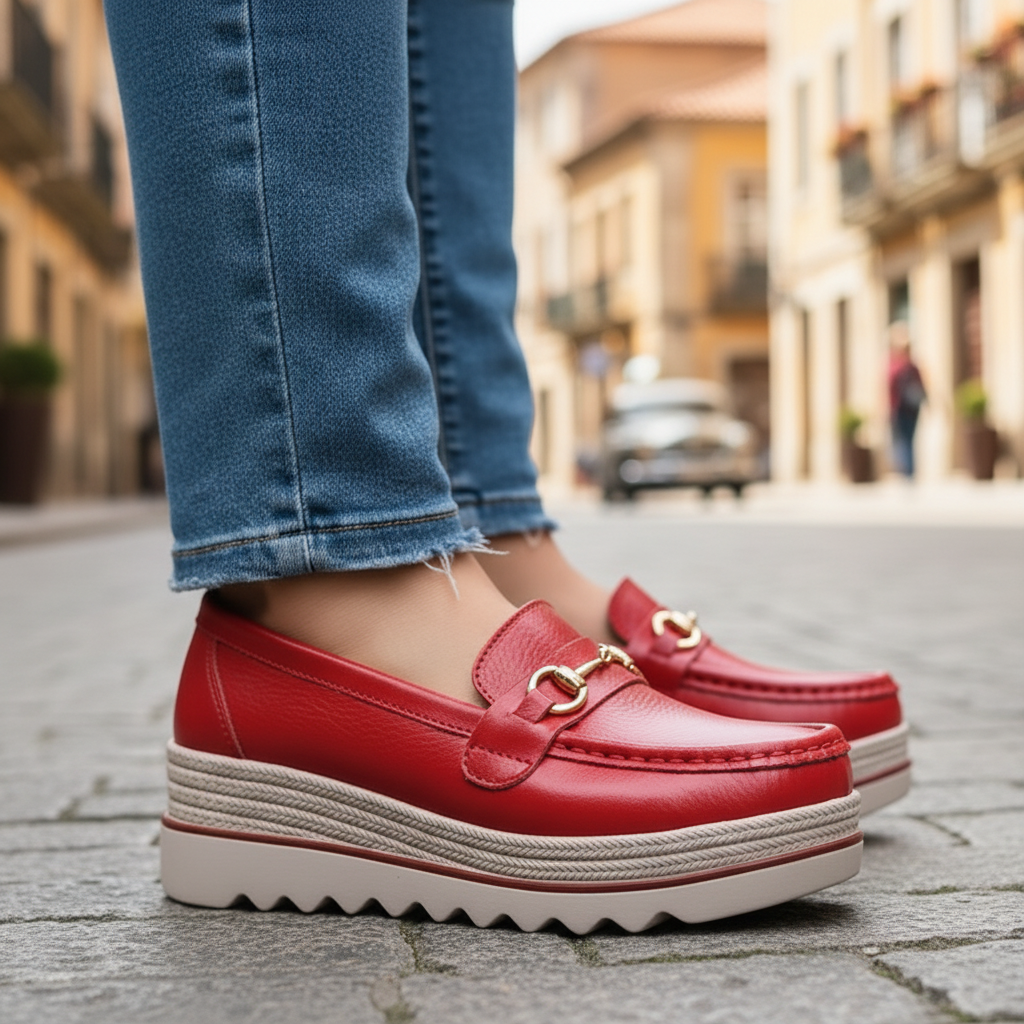 Amalie™ | Ortopædiske Platform Loafers