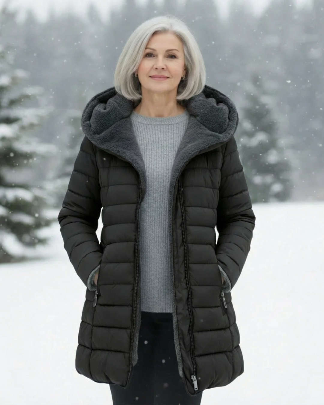 Olivia | Vatteret Vinterjakke