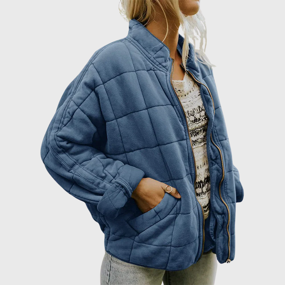Josiane™ – Behagelig oversized quiltet jakke
