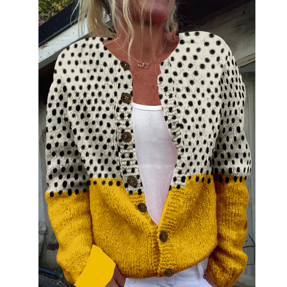 Polly | Chic vest med print