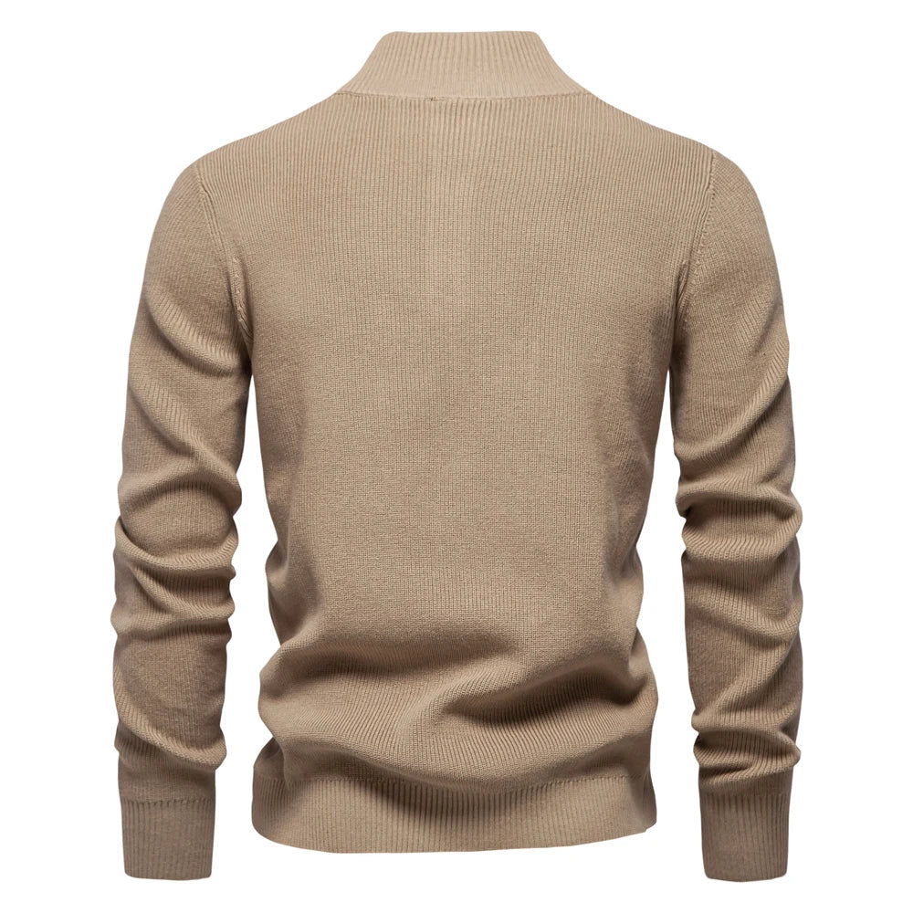 Konrad | Stilfuld herrepullover med knapdesign