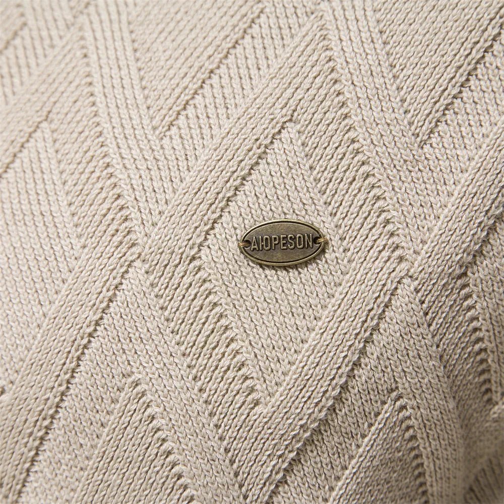 Theodor | Herre sweater med rhombus mønster
