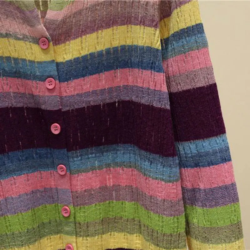 Myrna | Vintage inspireret stribet vest