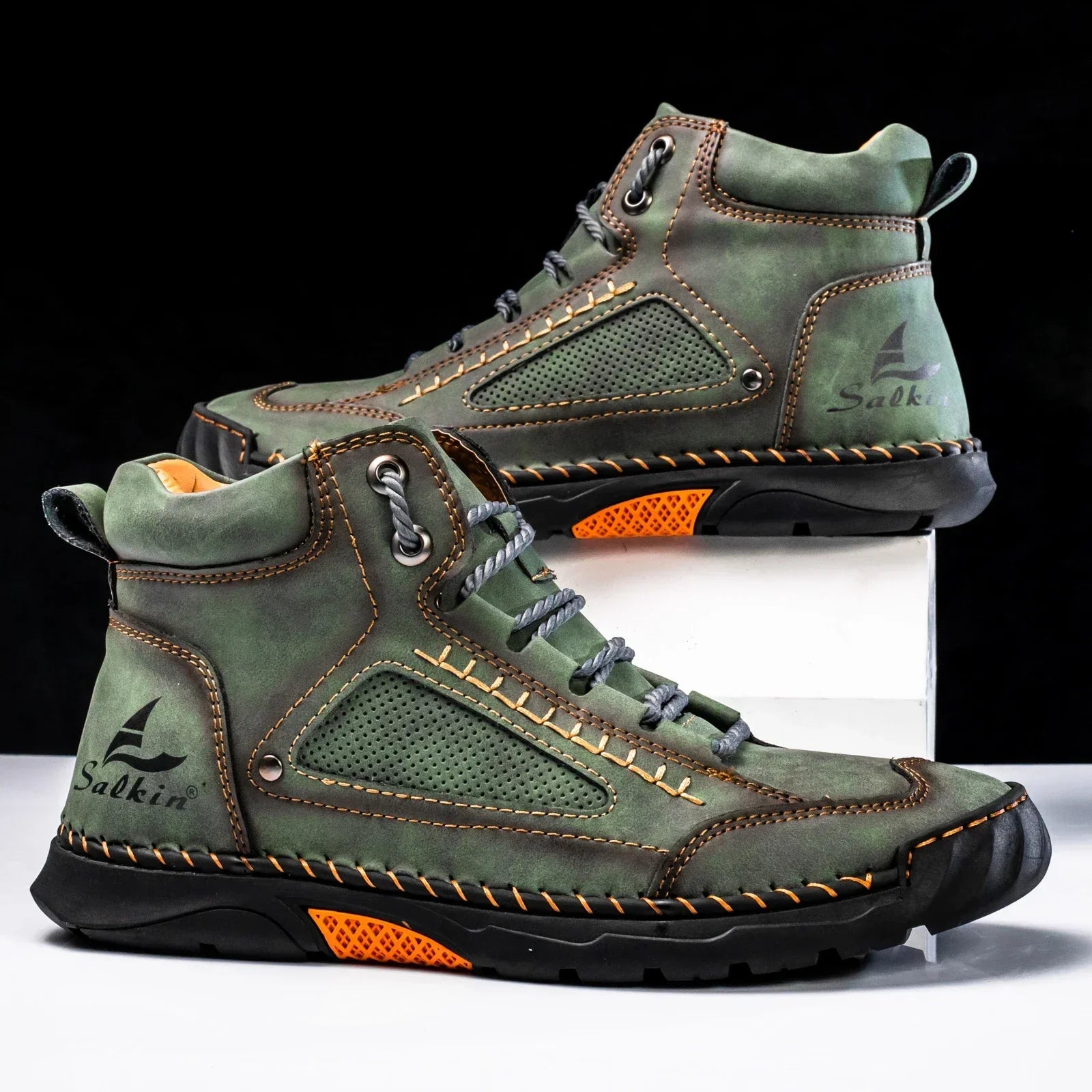 Milan™ | Læder high-top sko