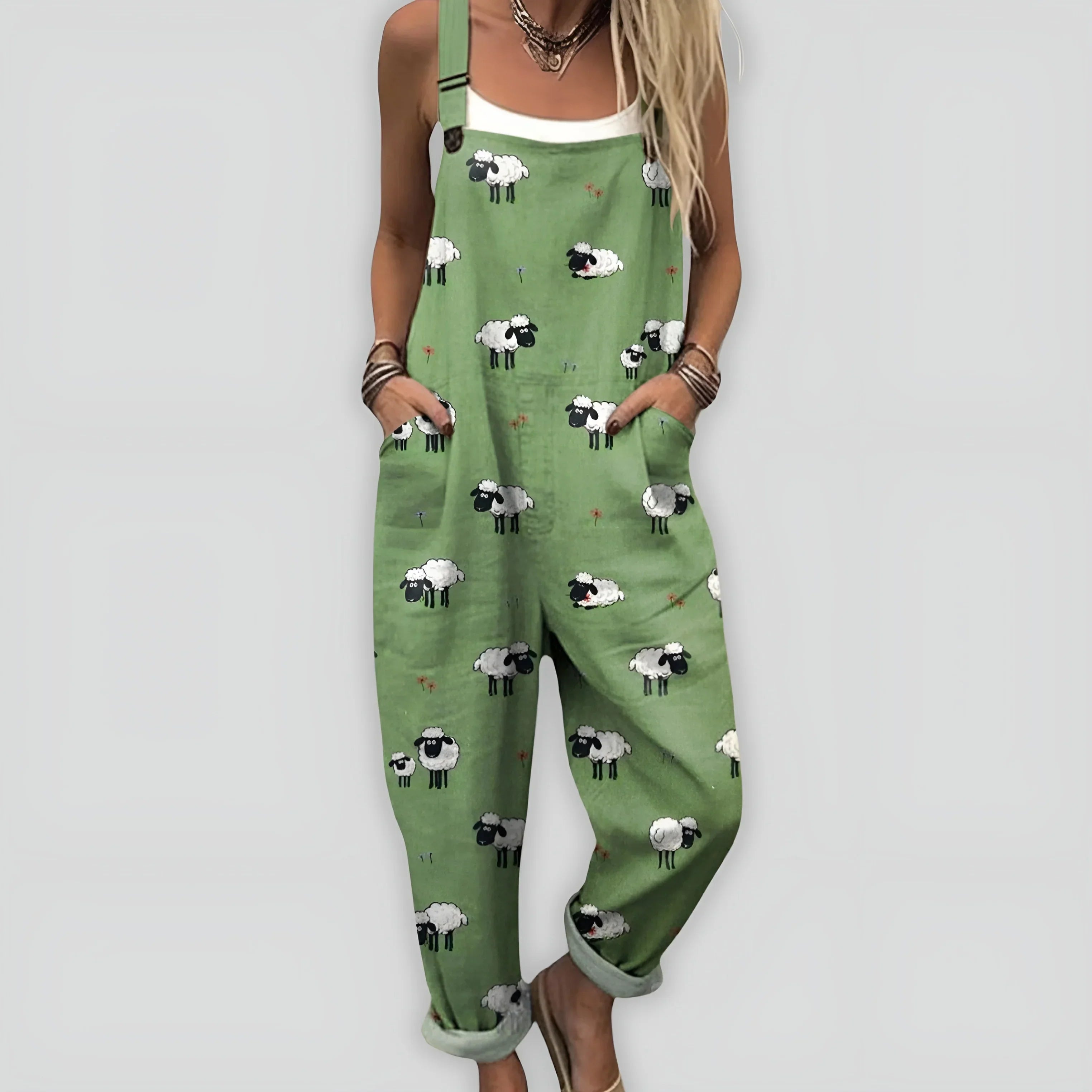MEYER | Komfortabel og Stilfuld Jumpsuit med Løs Pasform