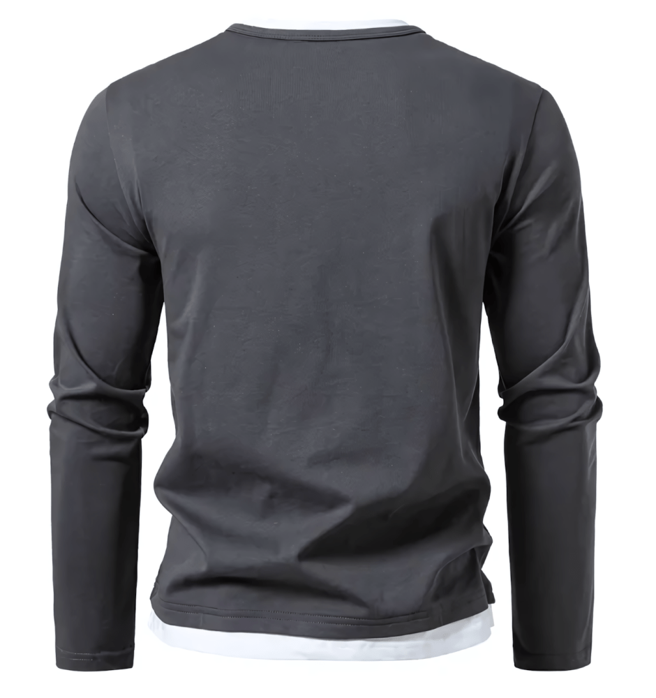 Alwin | Premium Langærmet T-shirt i kæmmet bomuld