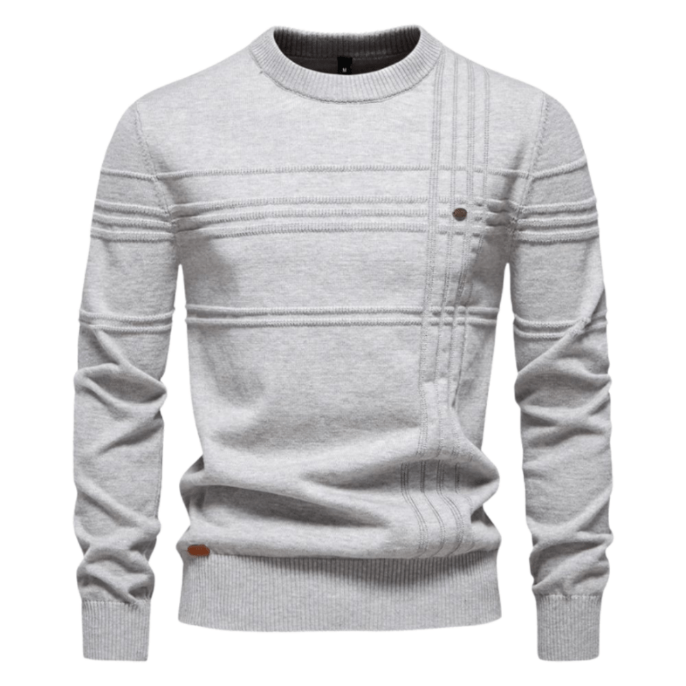 Burkhard | Stilfuld herrepullover med ternedesign