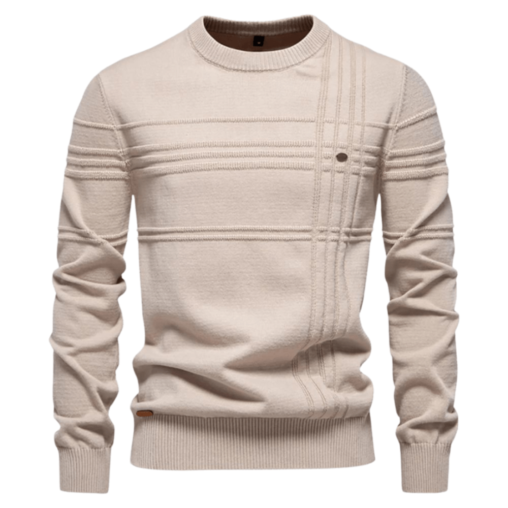 Burkhard | Stilfuld herrepullover med ternedesign