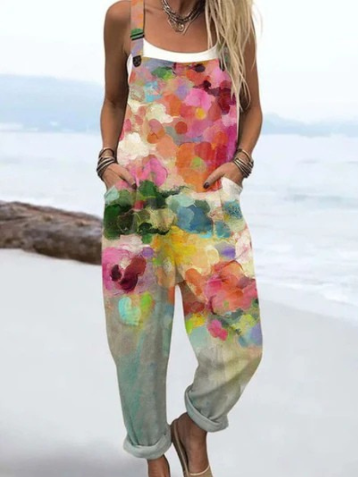 MEYER | Jumpsuit med vintage blomster