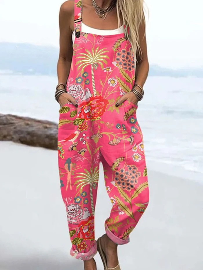 MEYER | Jumpsuit med vintage blomster