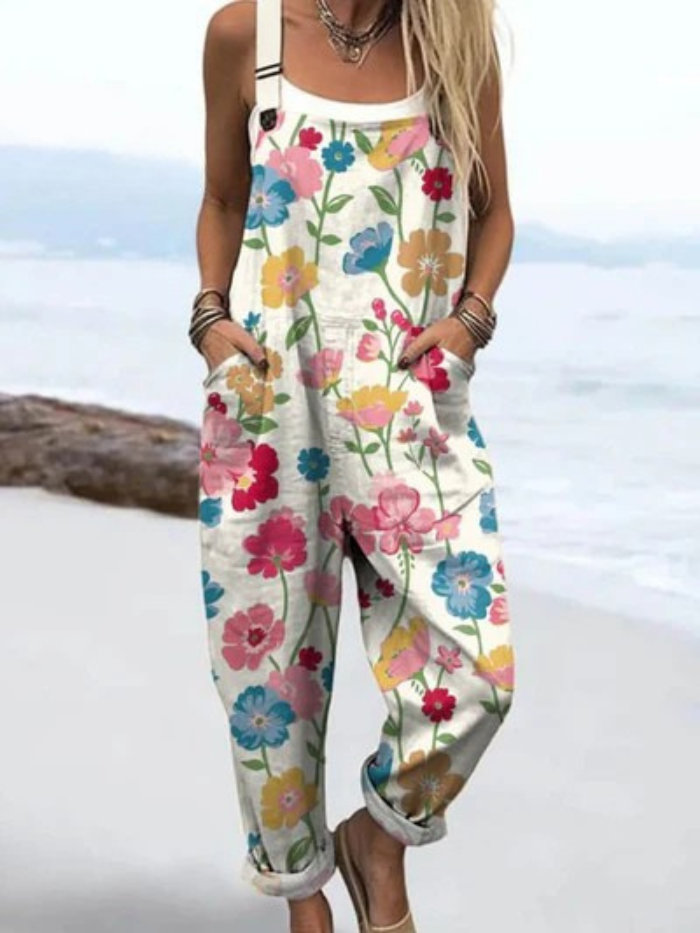MEYER | Jumpsuit med blomstertryk