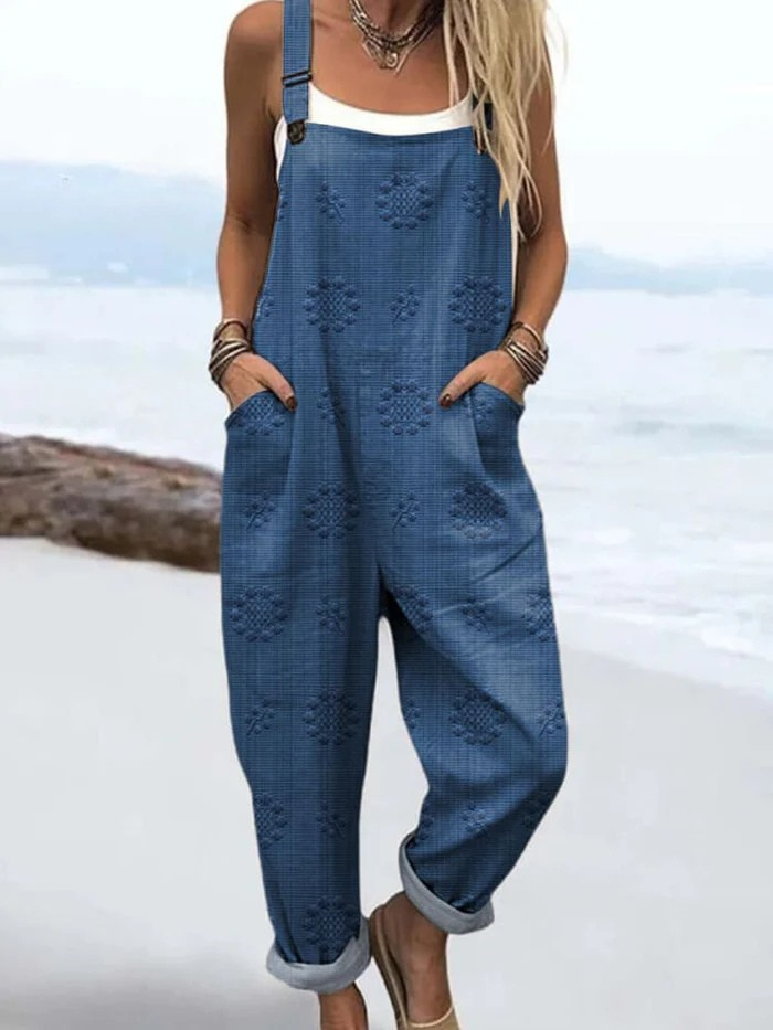MEYER | Jumpsuit med vintage blomsterprint