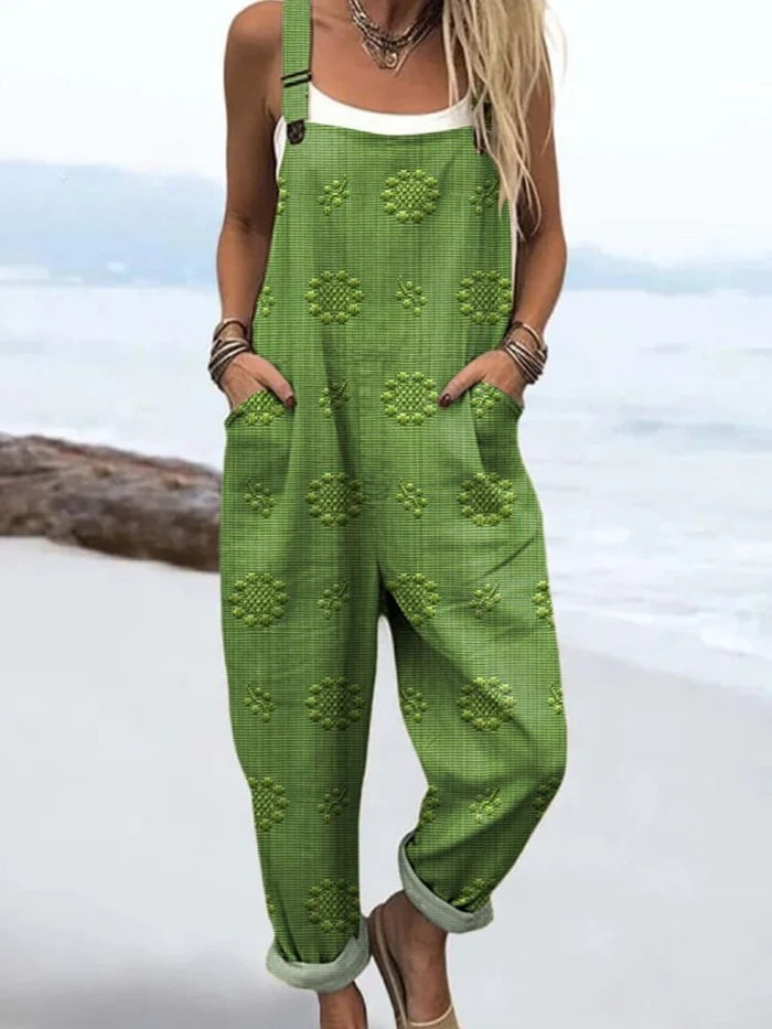 MEYER | Jumpsuit med vintage blomsterprint