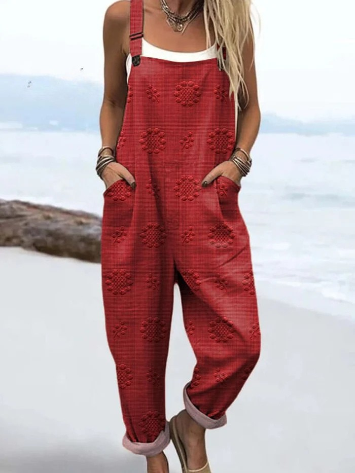 MEYER | Jumpsuit med vintage blomsterprint