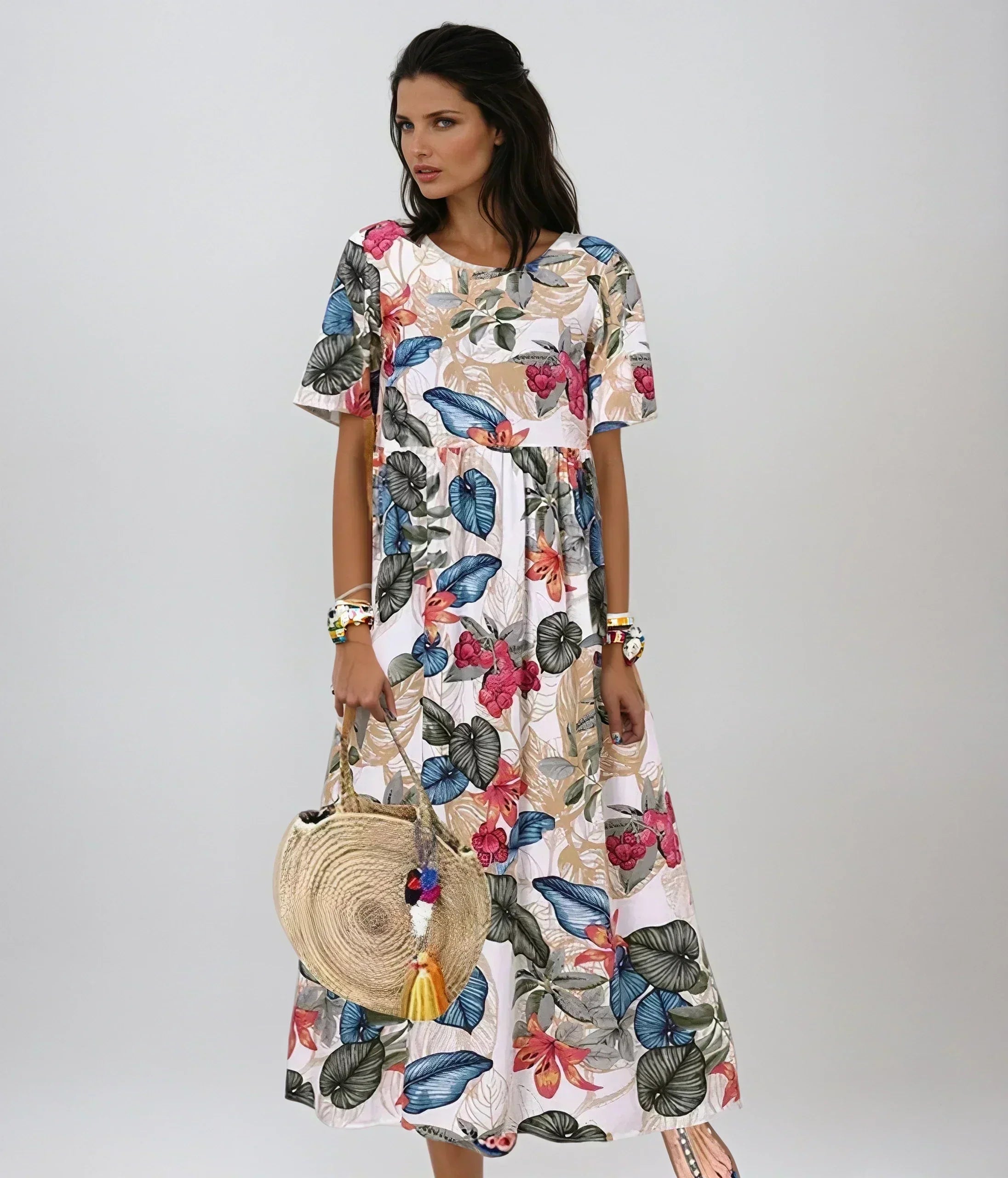 Lovi | Elegant Sommerblomst Kjole