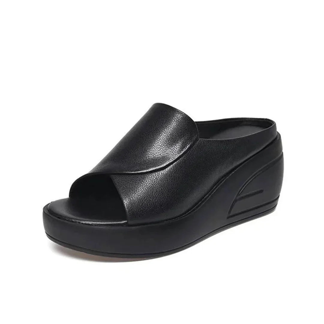 Maren™ | Ortopædiske Slip-on Kilehælsandaler