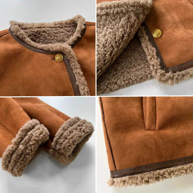 Milou™ | Stilfuld Jakke med Sherpa-for