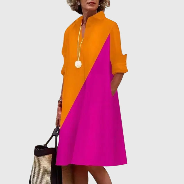 Paige | Elegant Mini Kjole med Lommer
