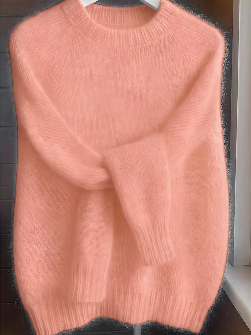 Elise | Elegant Forårssweater i Blød Mohair-Blend