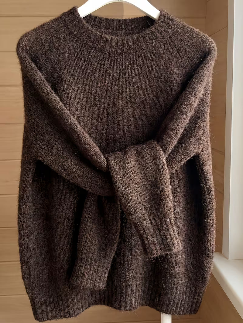 Elise | Elegant Forårssweater i Blød Mohair-Blend