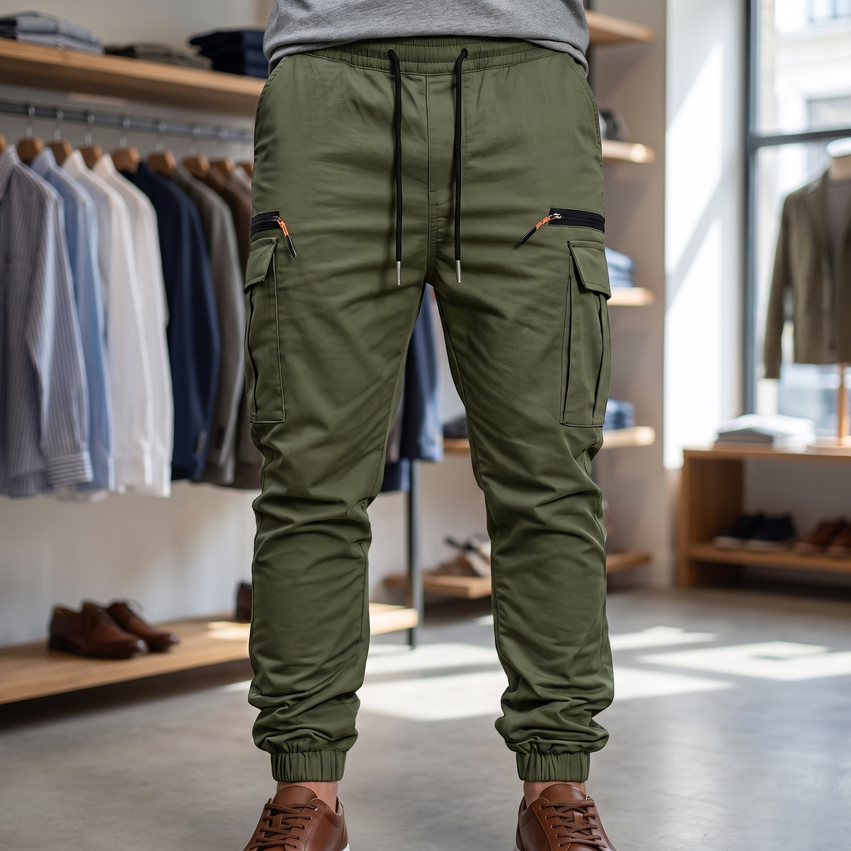 Christian™ | Praktiske Bukser med Stretch