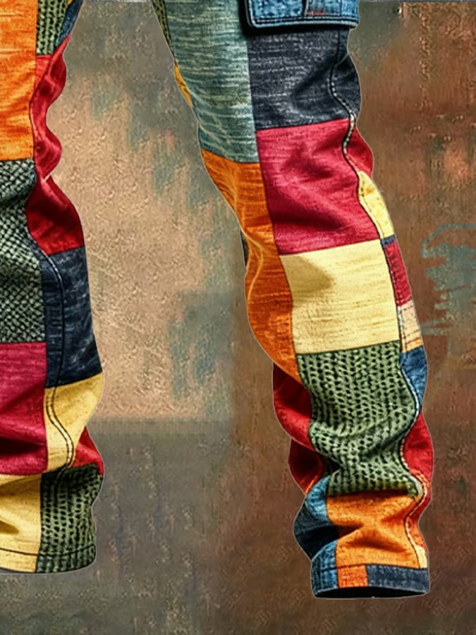 NOA™ | PATCHWORK CARGO-BUKSER TIL HERRER