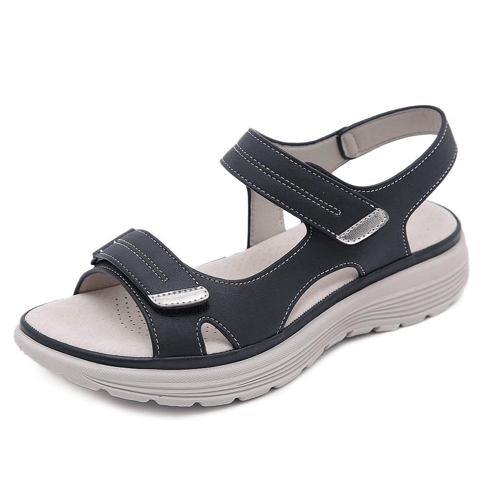 Rasmine | Stilfulde Sandaler med Justerbar Velcrorem