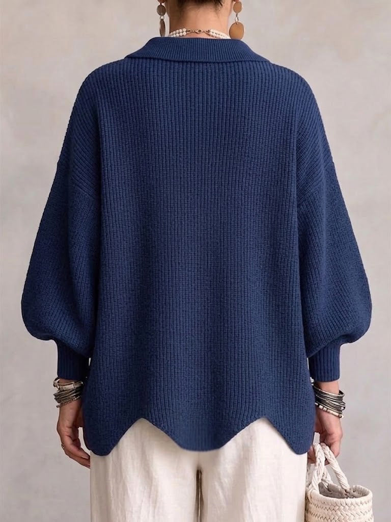 Ida™ | Cardigan med Gyldne Knapper