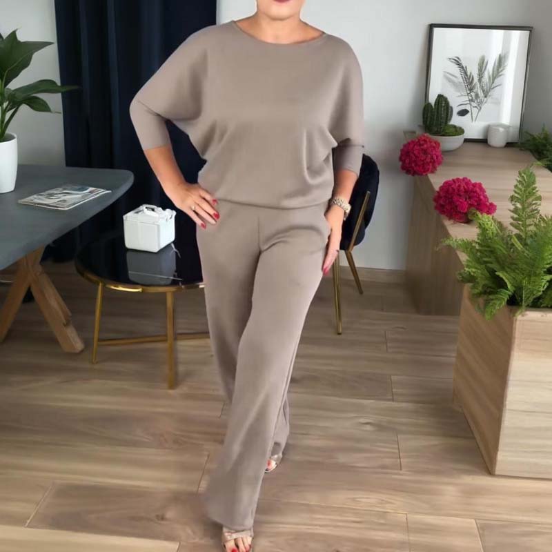 Bente™ | Elegant 3-delt Sæt med Lang Cardigan