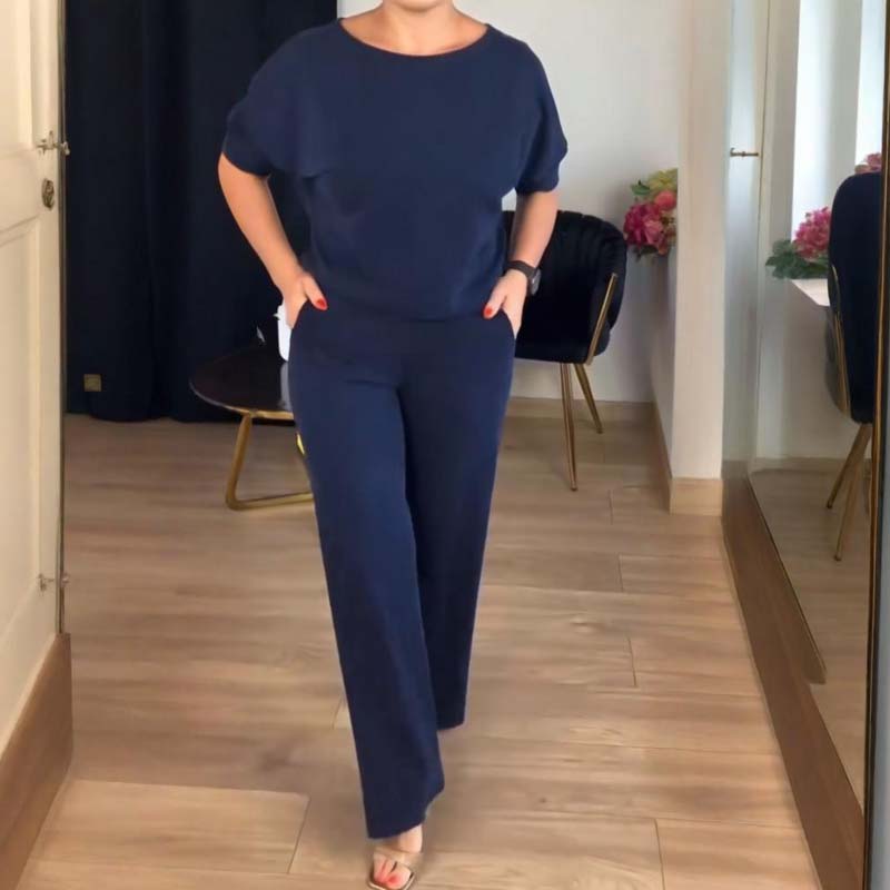 Bente™ | Elegant 3-delt Sæt med Lang Cardigan