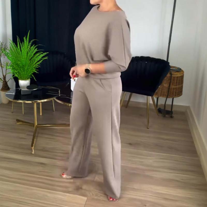 Bente™ | Elegant 3-delt Sæt med Lang Cardigan