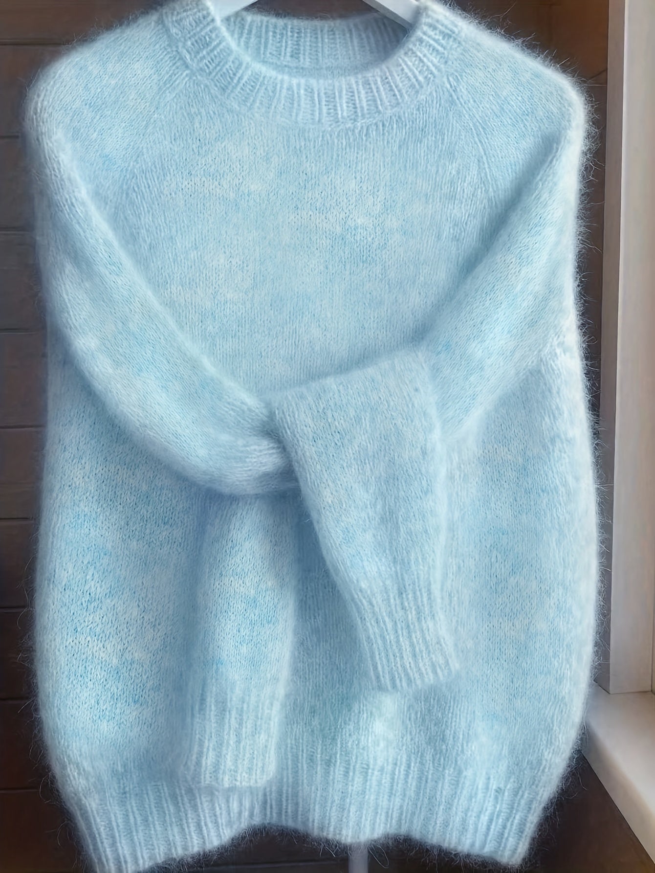 Elise | Elegant Forårssweater i Blød Mohair-Blend