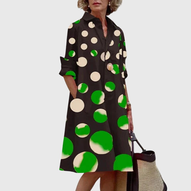 Paige | Elegant Mini Kjole med Lommer